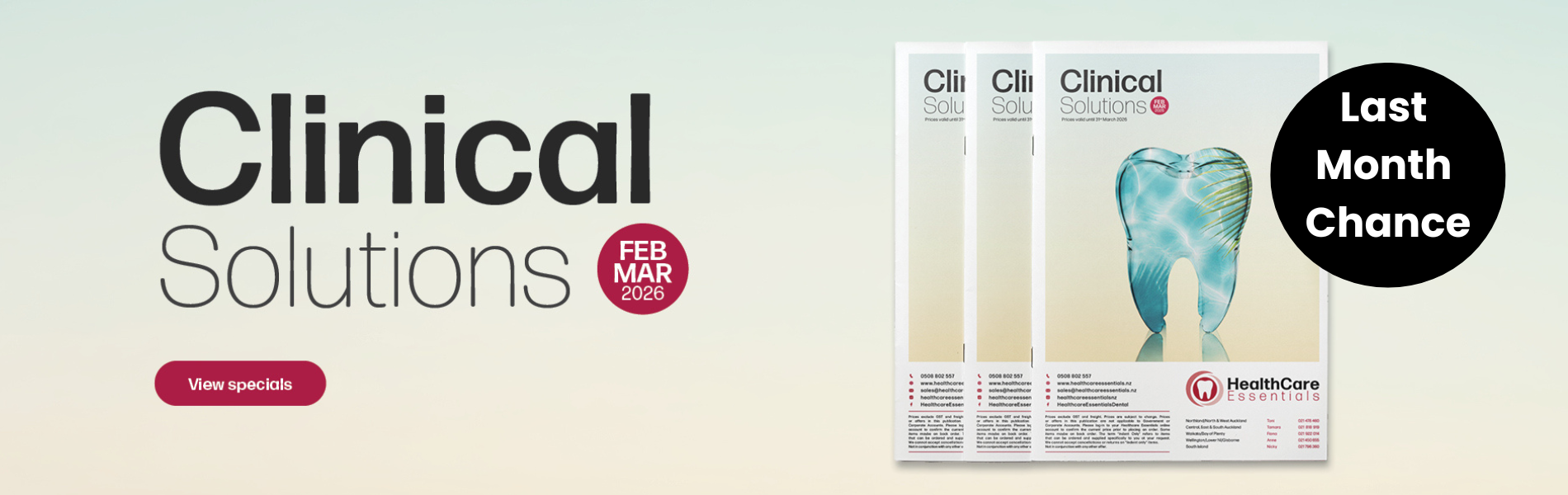 Clinical Solutions Last Month Chance Feb/Mar